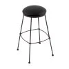 Buy 💯 Holland Bar Stool 303030BWBlkVinyl Black Wrinkle Steel Bar Height Stool With Black Vinyl Seat 🎉