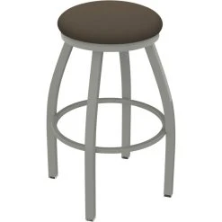 Wholesale 👏 Holland Bar Stool XL 802 Misha 30" Ladderback Swivel Bar Stool With Anodized Nickel Finish And Canter Earth Seat 🌟