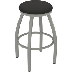 Cheapest 💯 Holland Bar Stool XL 802 Misha 30" Ladderback Swivel Bar Stool With Anodized Nickel Finish And Canter Iron Seat ✔️