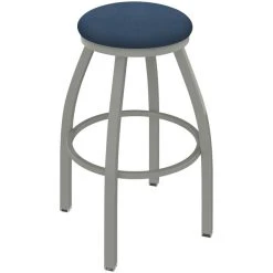Coupon 🎁 Holland Bar Stool XL 802 Misha 30" Ladderback Swivel Bar Stool With Anodized Nickel Finish And Rein Bay Seat ❤️