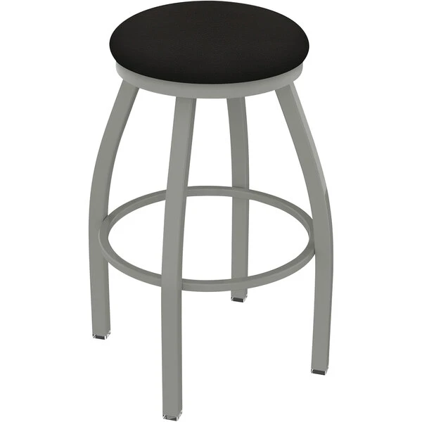 Cheapest 🎉 Holland Bar Stool XL 802 Misha 30" Swivel Bar Stool With Anodized Nickel Finish And Canter Espresso Seat 💯