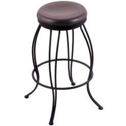 Best reviews of 👍 Holland Bar Stool 300030BWDCOak Georgian Black Wrinkle Steel Bar Height Swivel Stool With Dark Cherry Oak Wood Seat 🔥