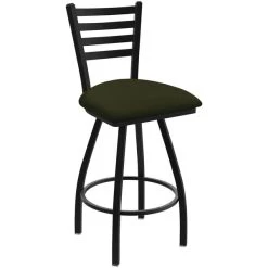Deals ⌛ Holland Bar Stool XL 410 Jackie 30" Ladderback Swivel Bar Stool With Black Wrinkle Finish And Canter Pine Seat 🛒