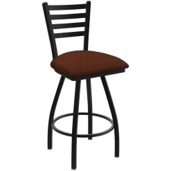Cheapest 🎁 Holland Bar Stool XL 410 Jackie 30" Ladderback Swivel Bar Stool With Black Wrinkle Finish And Rein Adobe Seat 🌟