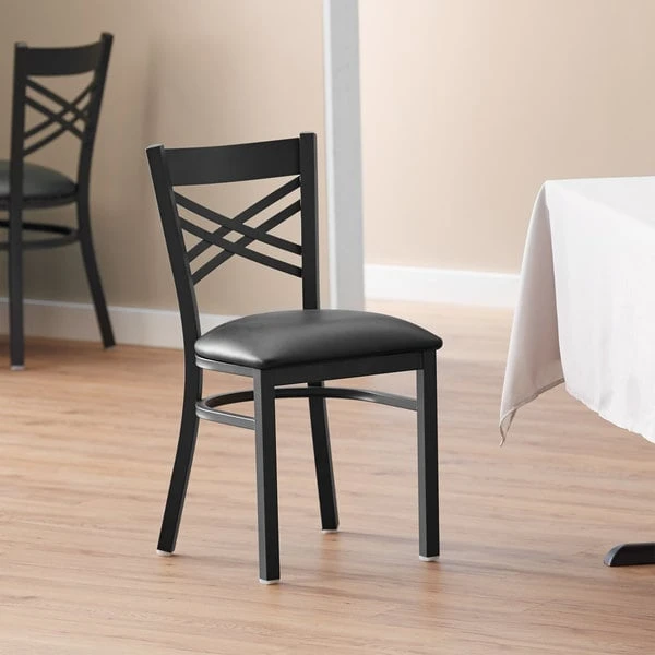 Top 10 🌟 Lancaster Table & Seating Black Cross Back Chair With 2 1/2" Padded Seat 👏