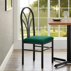 Buy 🔥 Lancaster Table & Seating Green 4 Spoke Restaurant Dining Room Chair With 1 3/4" Padded Seat 🤩