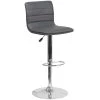 Top 10 ⌛ Flash Furniture CH-92023-1-GY-GG Gray Vinyl Contemporary Adjustable Height Barstool 🎉