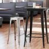 Buy 😍 LT&S Alloy Series Lancaster Table & Seating Alloy Series Clear 🧥 Coat Stackable Metal Indoor Industrial Barstool With Drain Hole Seat 💯