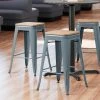 Best reviews of ✔️ LT&S Alloy Series Lancaster Table & Seating Alloy Series Charcoal Metal Indoor Industrial Cafe Counter Height Stool With Natural Wood Seat 😀